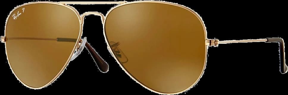 Lunettes de soleil Ray-Ban Aviator RB3025 001/57 - Monture or métal, verres polarisés marron