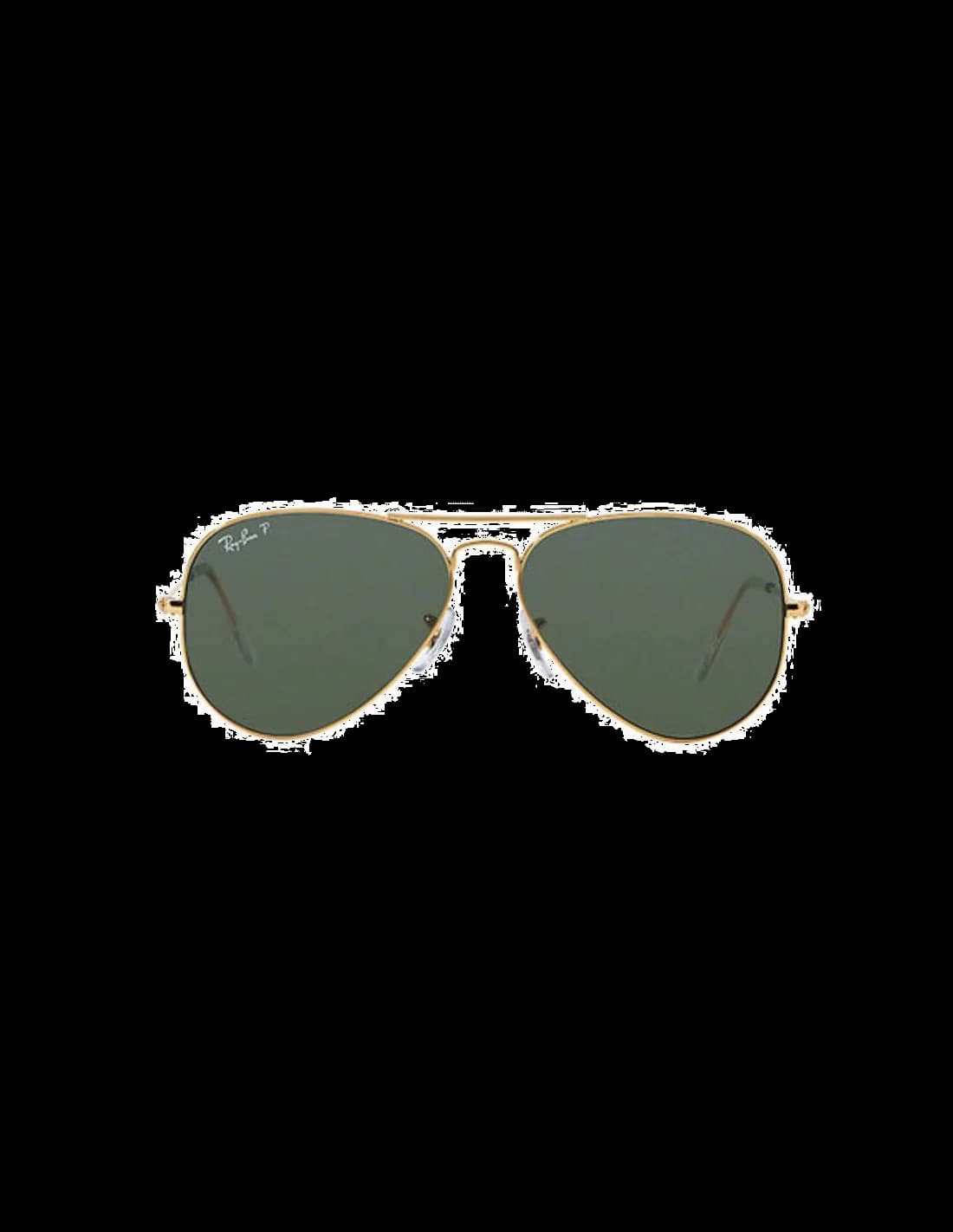 Lunettes de soleil Ray-Ban Aviator RB3025 001/58 - Monture or métal, verres verts polarisés - Unisexe vue 3
