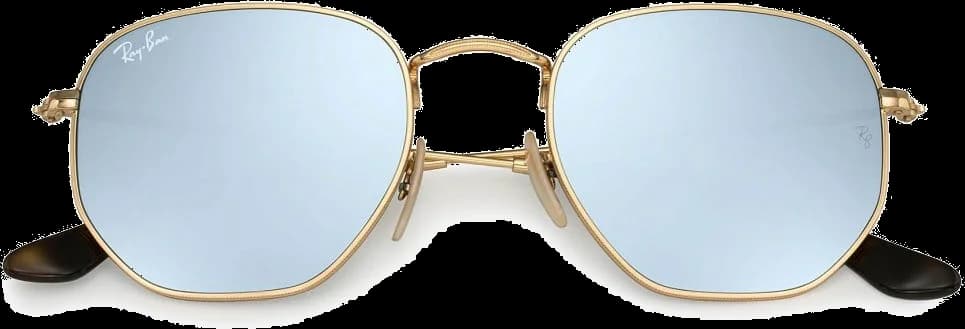 Lunettes de soleil Ray-Ban RB3548N 001/30 - Monture or doré - Modèle unisexe