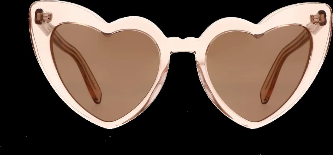 Lunettes de soleil Saint Laurent SL181 Loulou New Wave - Forme cœur acétate pour femme vue 7