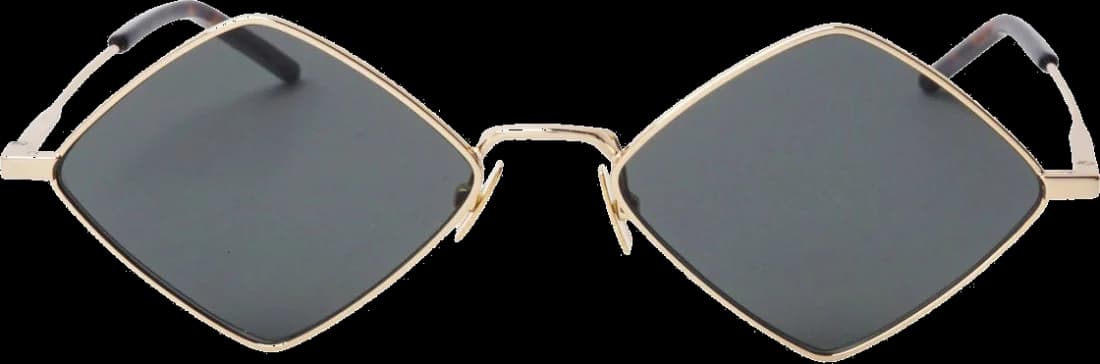 Lunettes de soleil Saint Laurent SL302 LISA métal doré unisexe vue 2