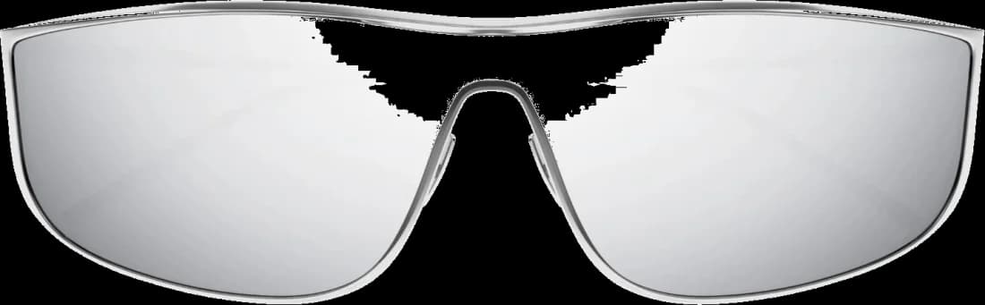 Lunettes de soleil Saint Laurent SL605 LUNA - Monture métallique rectangle pour femme vue 2