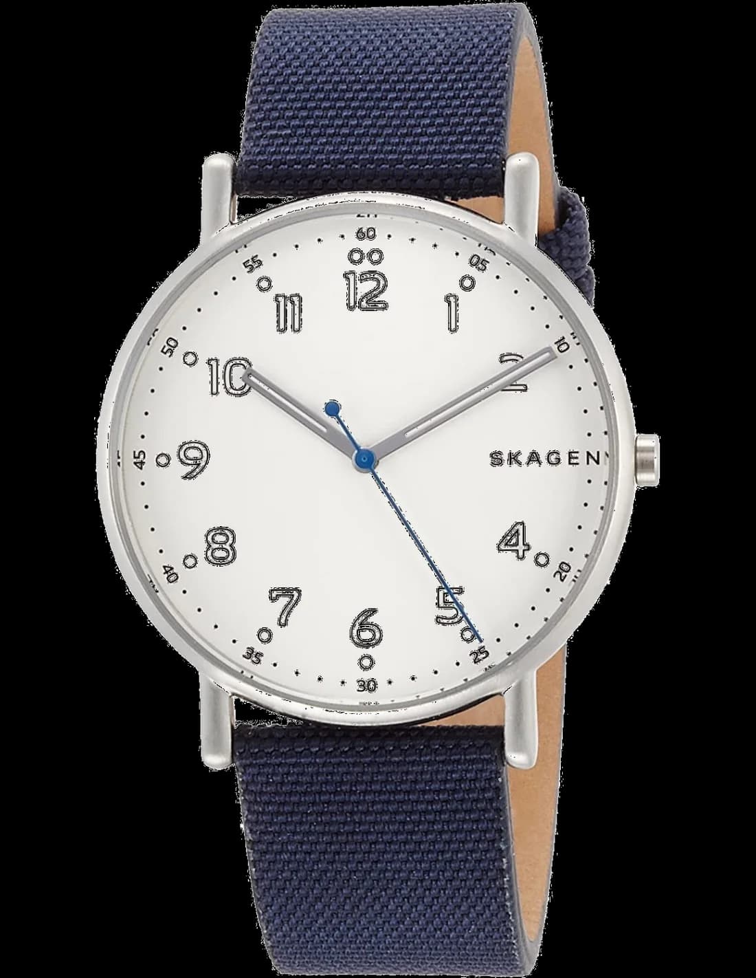 Montre Homme Skagen Signatur SKW6356 - Cadran Bleu, Bracelet Nylon