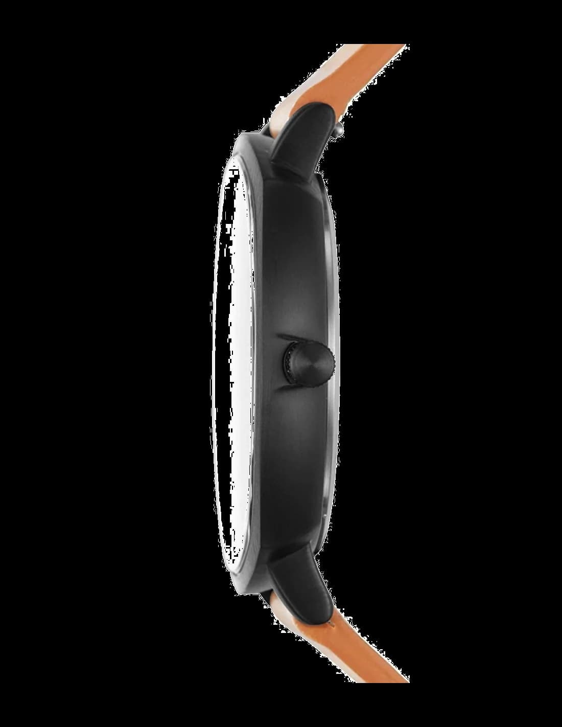 Visage cadran Skagen SKW6379 avec aiguilles épurées, index bâtons polis et guichet date discret à 3h