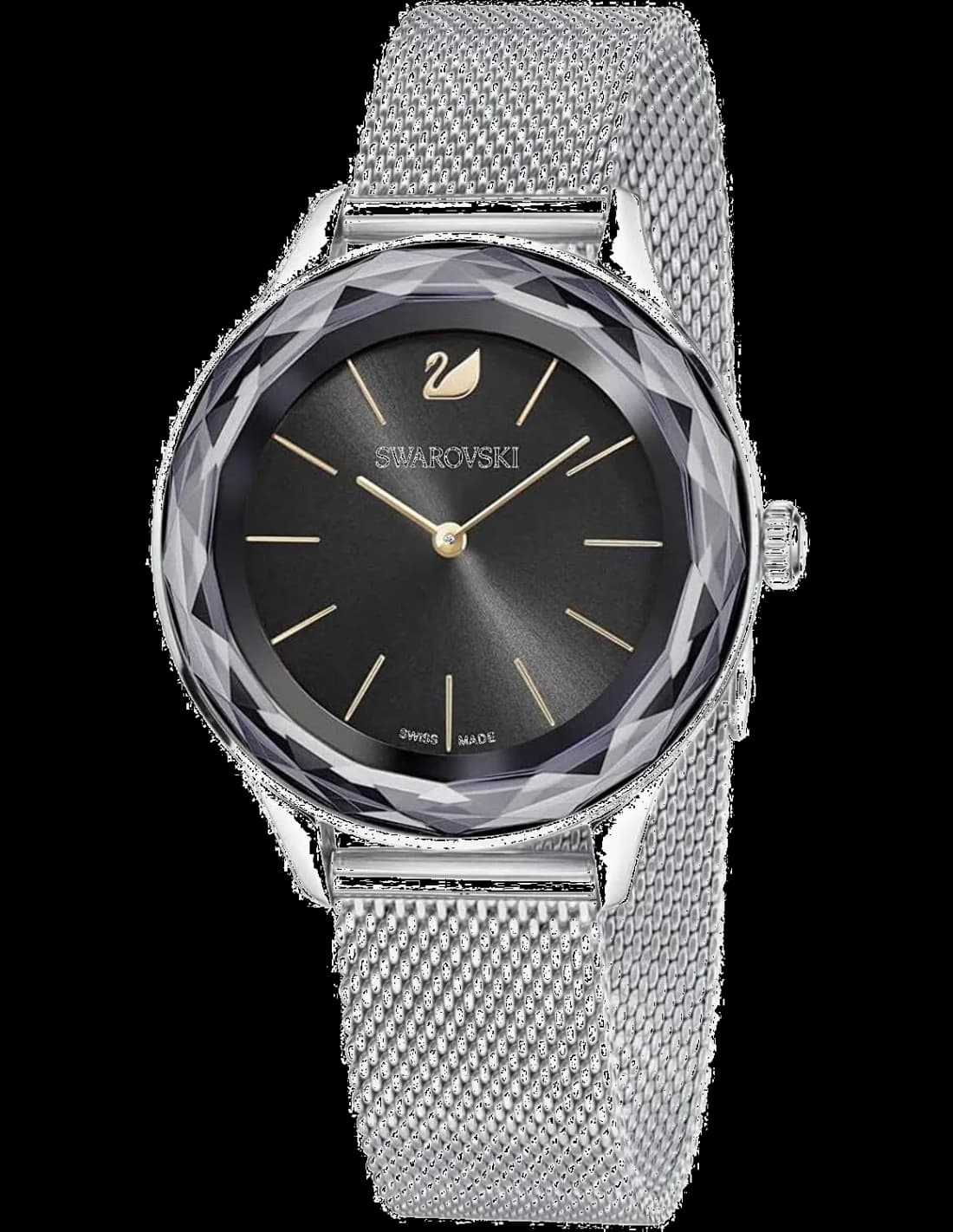 Garde-temps Swarovski 5430420 avec cadran blanc nacré et index cristaux pour un éclat raffiné