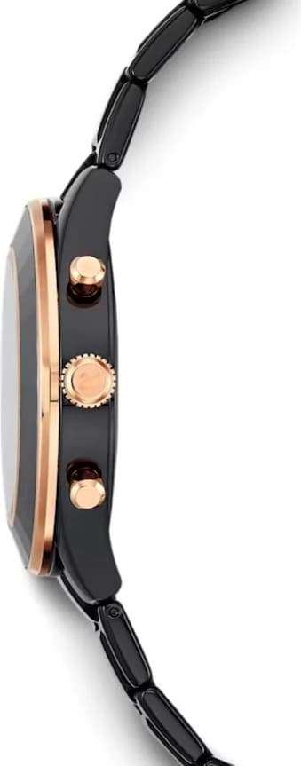 Montre Femme Swarovski Octea Lux Sport 5610472 - Chronomètre Quartz, Boîtier Acier Noir 39mm vue 5