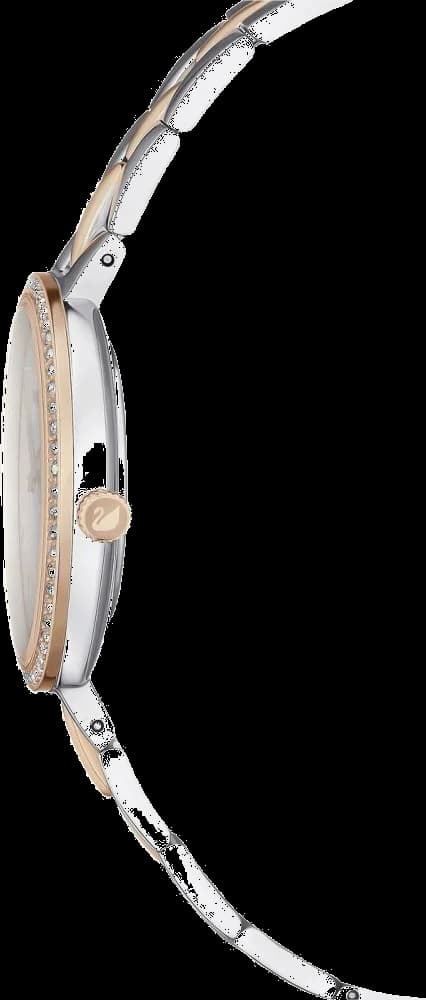 Montre Femme Swarovski Cosmopolitan 5644081, Cadran Argent, Bracelet Bicolore Acier Argent & Or Rose vue 2