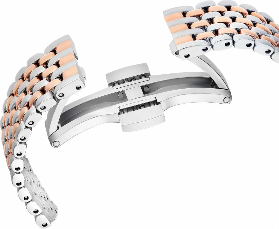 Montre Swarovski Certa 5672971 pour Femme - Boîtier Acier & Cristaux, Bracelet Bicolore Argent/Or Rose vue 7