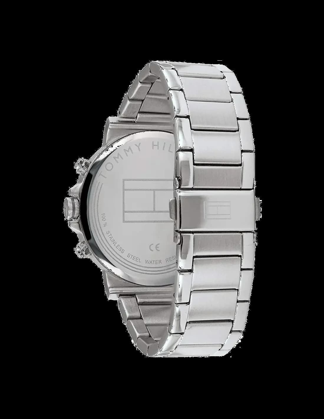 Montre Homme Tommy Hilfiger 1710382 Daniel - Boîtier Acier Argent, Cadran Noir, Bracelet Acier vue 3