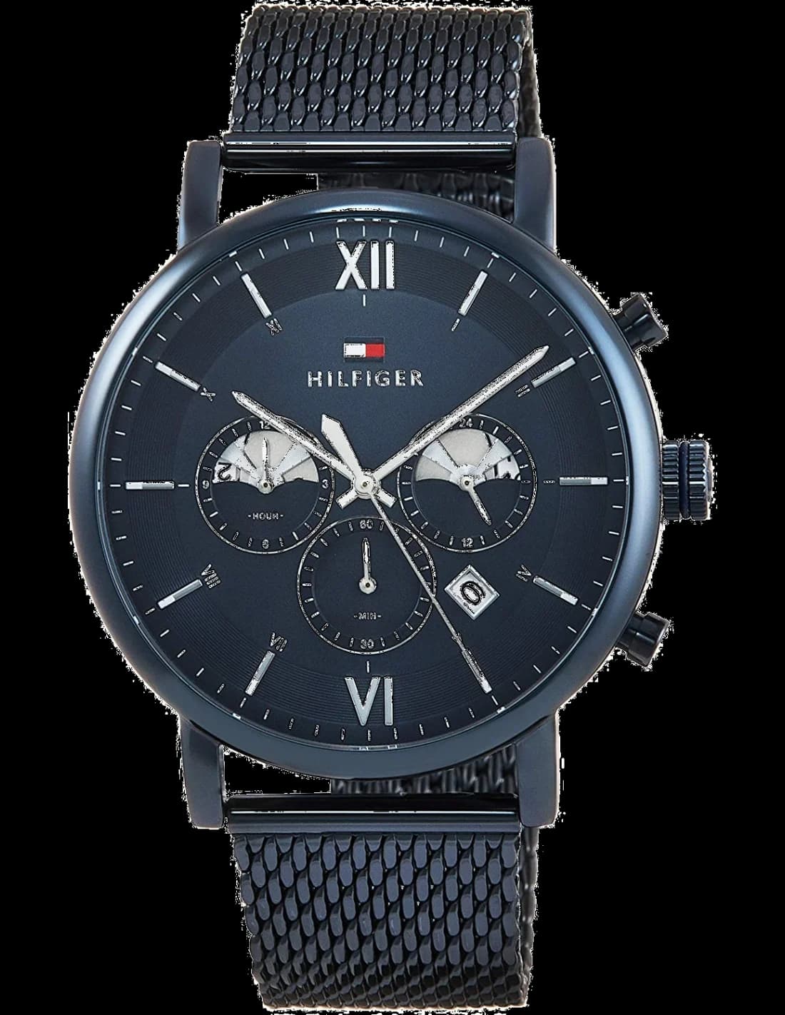 Montre Homme Tommy Hilfiger Evan 1710397 Acier Bleu Multi-fonctions
