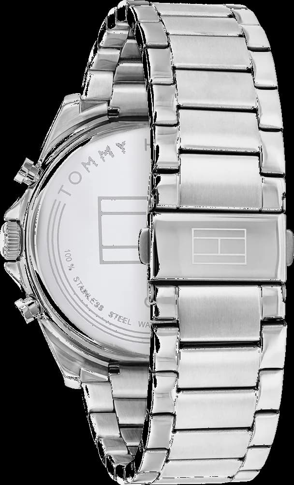 Montre Homme Tommy Hilfiger 1710448 Baker - Boîtier Acier Poli & Cadran Bleu vue 3