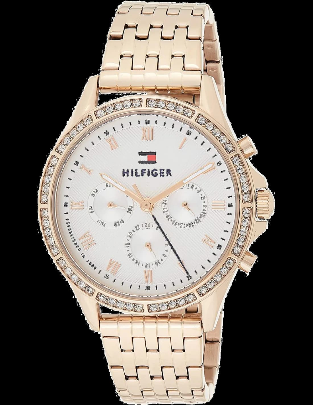 Montre Tommy Hilfiger Ari 1781978 Femme - Boîtier Or Rose, Cadran Argent