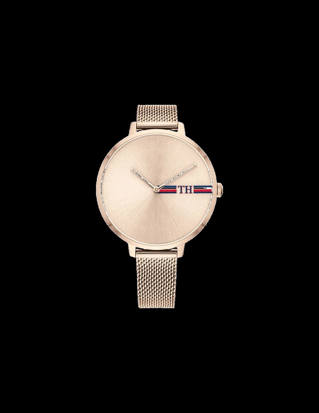 Montre Femme Tommy Hilfiger 1782158 - Cadran et bracelet maille milanaise or rose