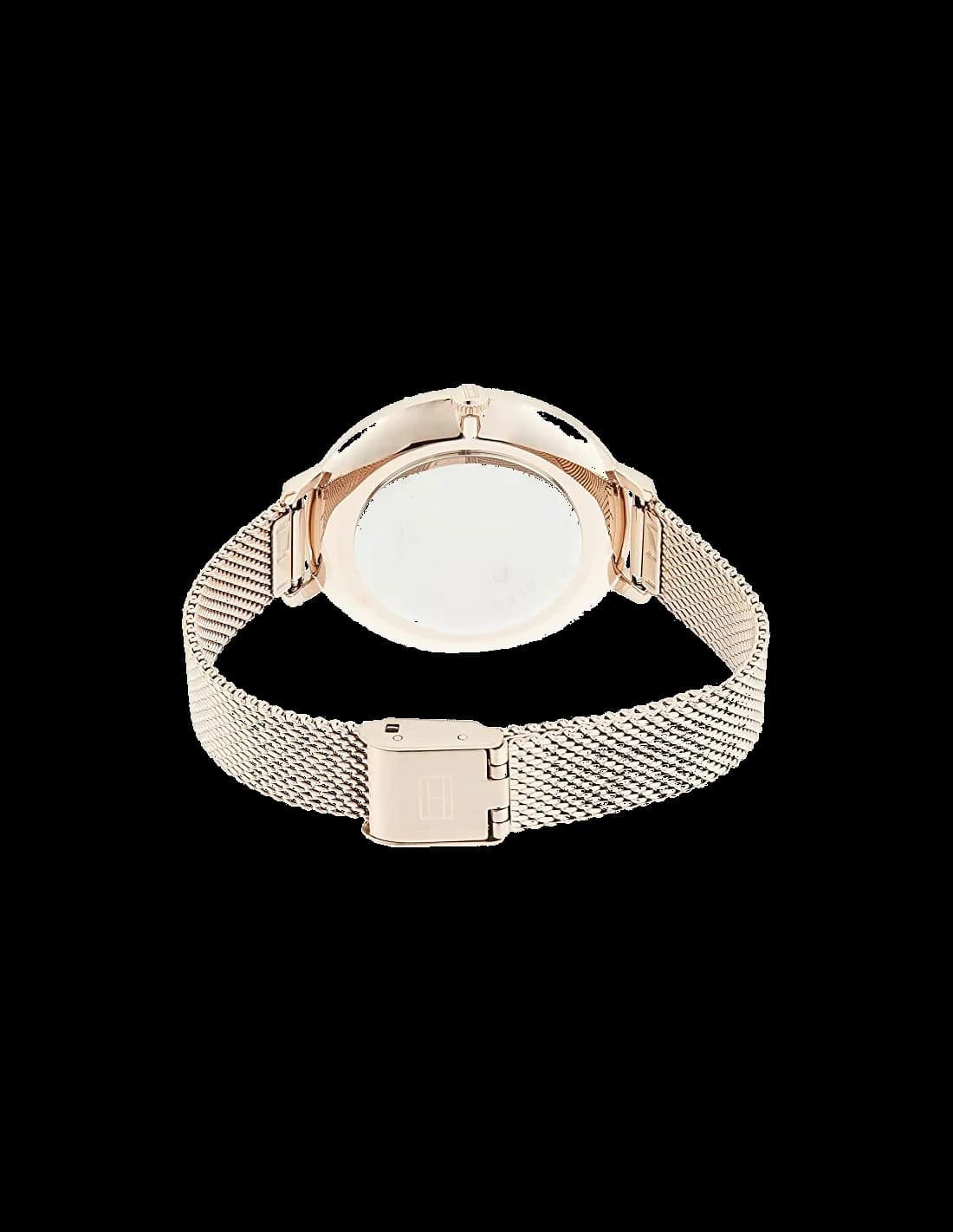 Montre Femme Tommy Hilfiger 1782158 - Cadran et bracelet maille milanaise or rose vue 3