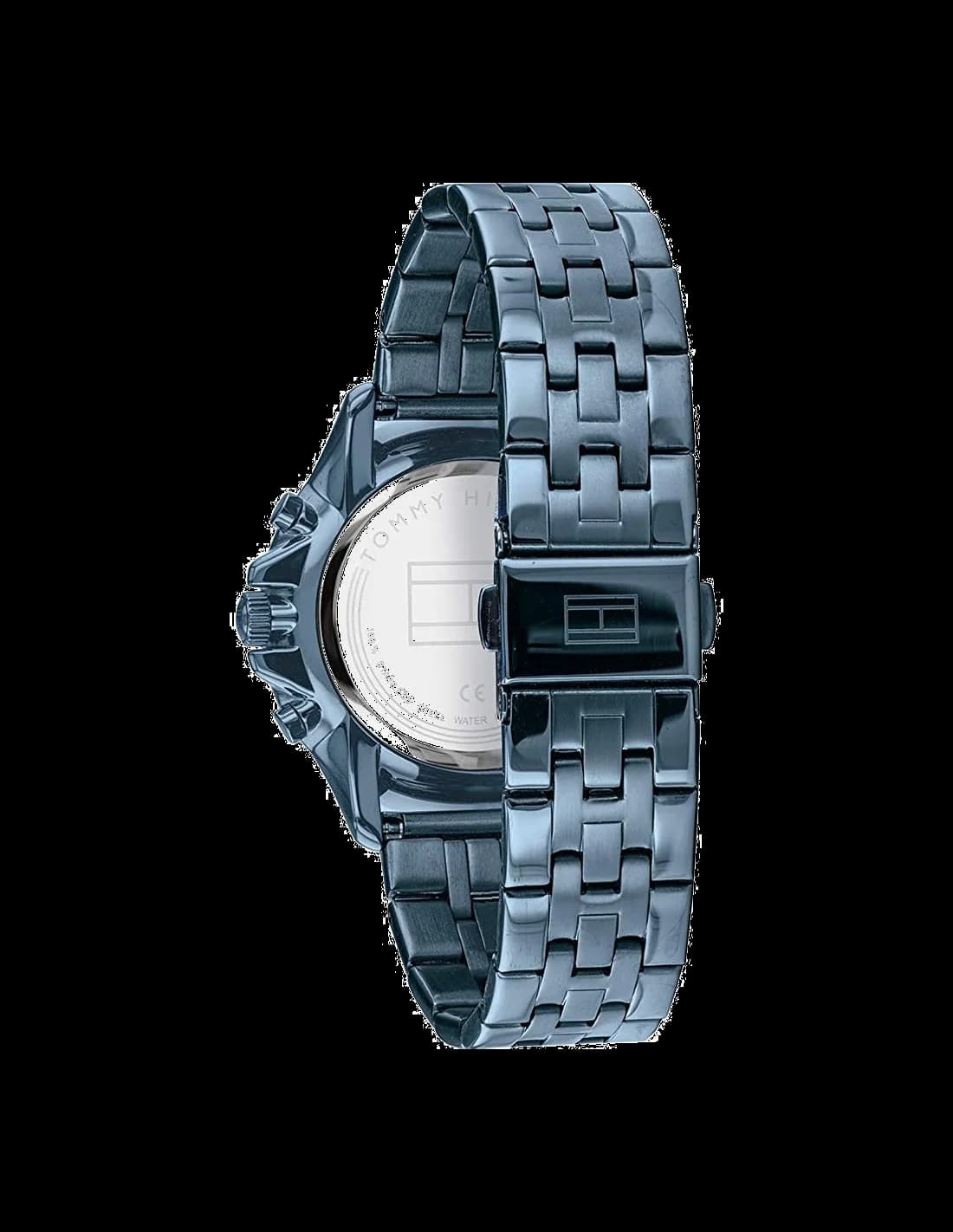 Attache bracelet Tommy Hilfiger 1782227 en acier inoxydable brossé avec fermoir déployant et maillons ajustables