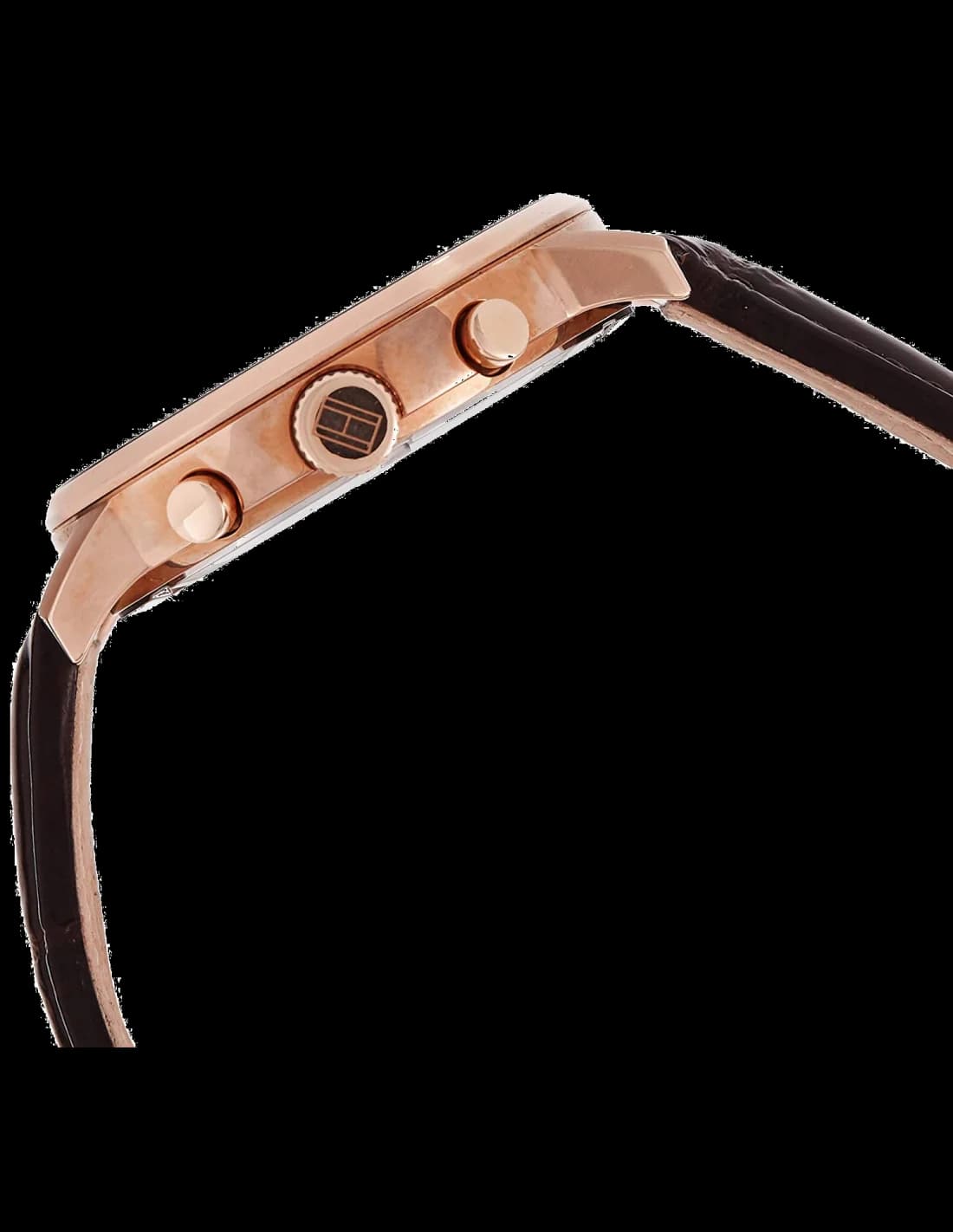 Visage cadran Tommy Hilfiger 1791308 avec index bâtons appliqués et aiguilles dauphine pour lisibilité