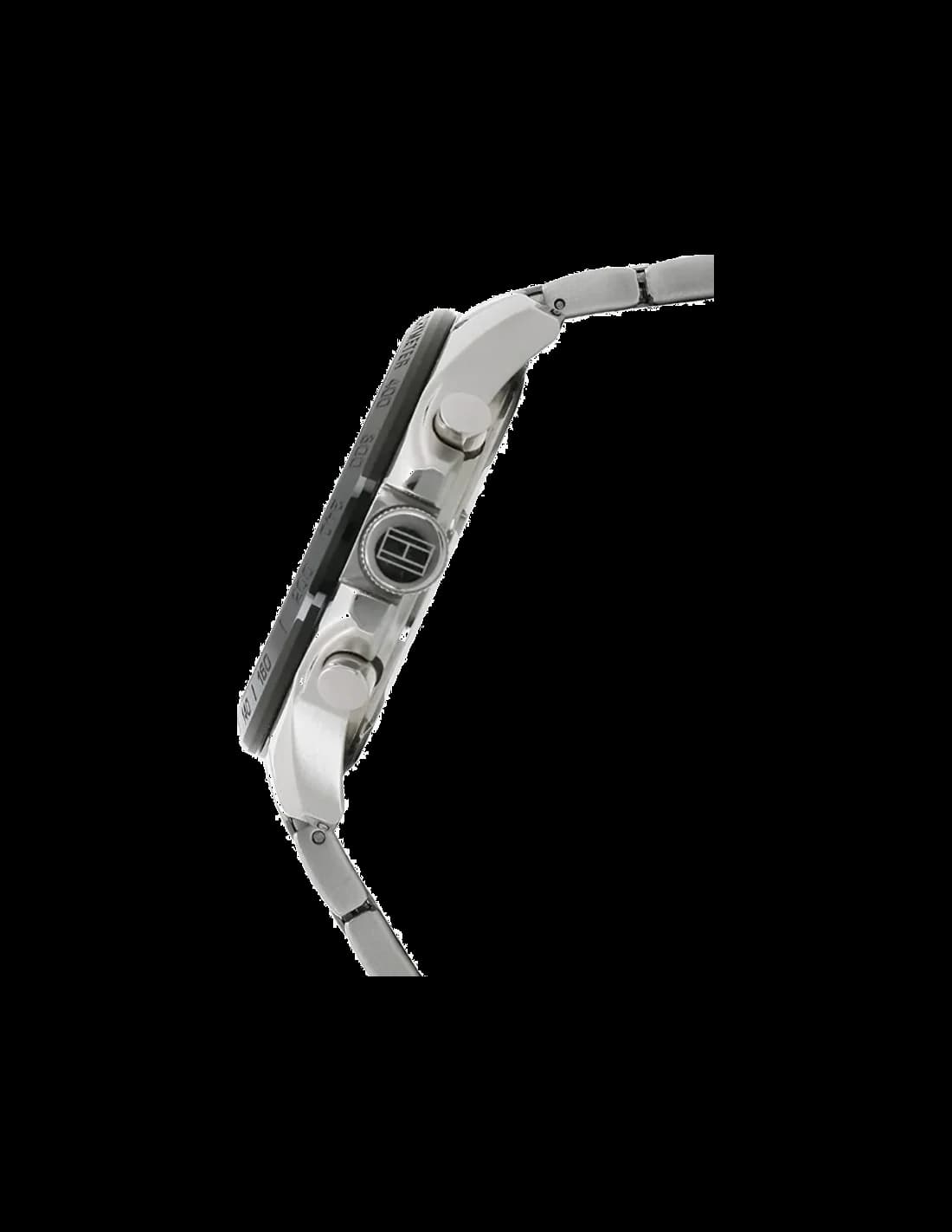 Montre Homme Tommy Hilfiger Decker Chronographe Acier Noir 44mm - Réf. 1791472 vue 2