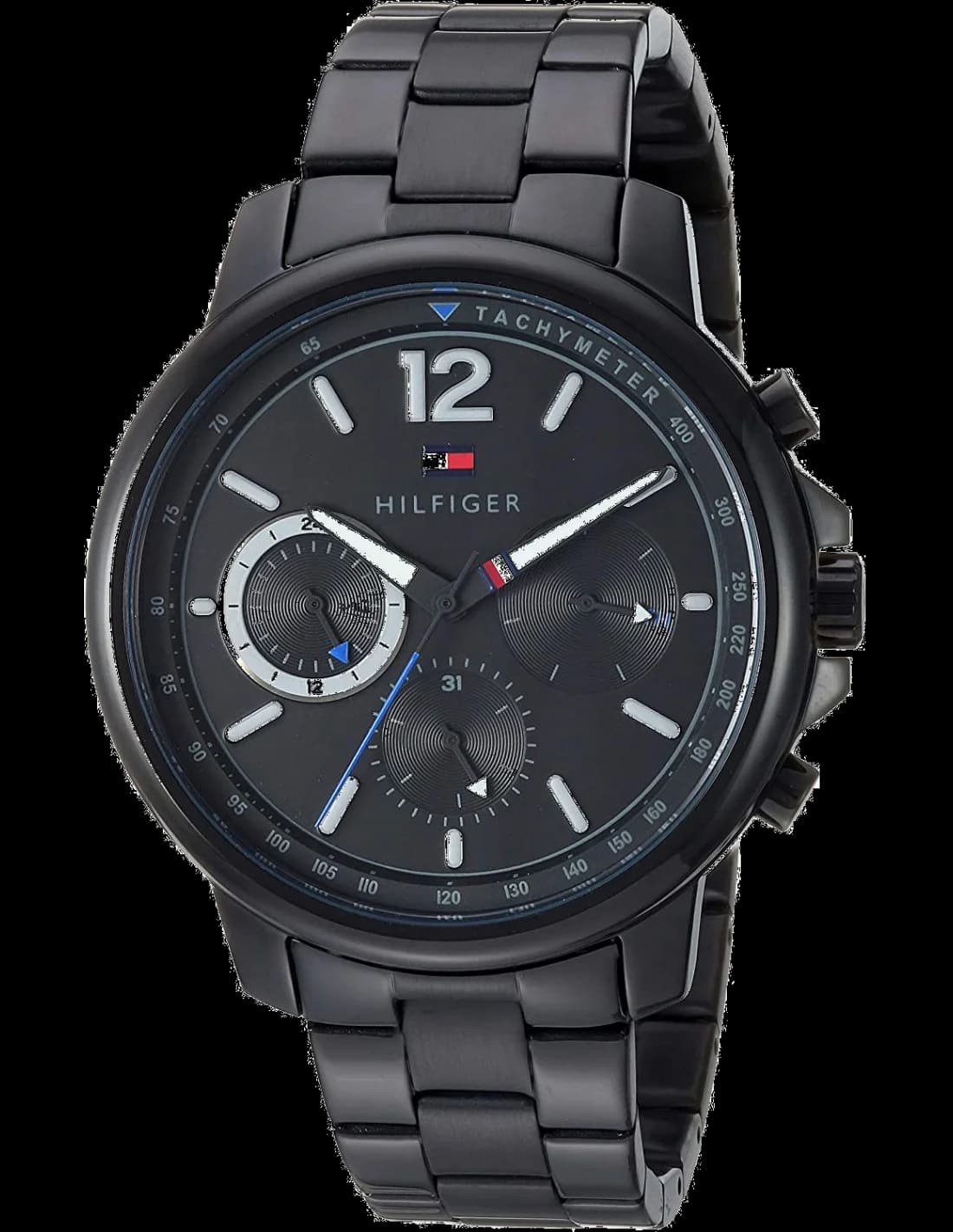 Montre Homme Tommy Hilfiger 1791529 Landon Chronographe Acier Inoxydable Noir