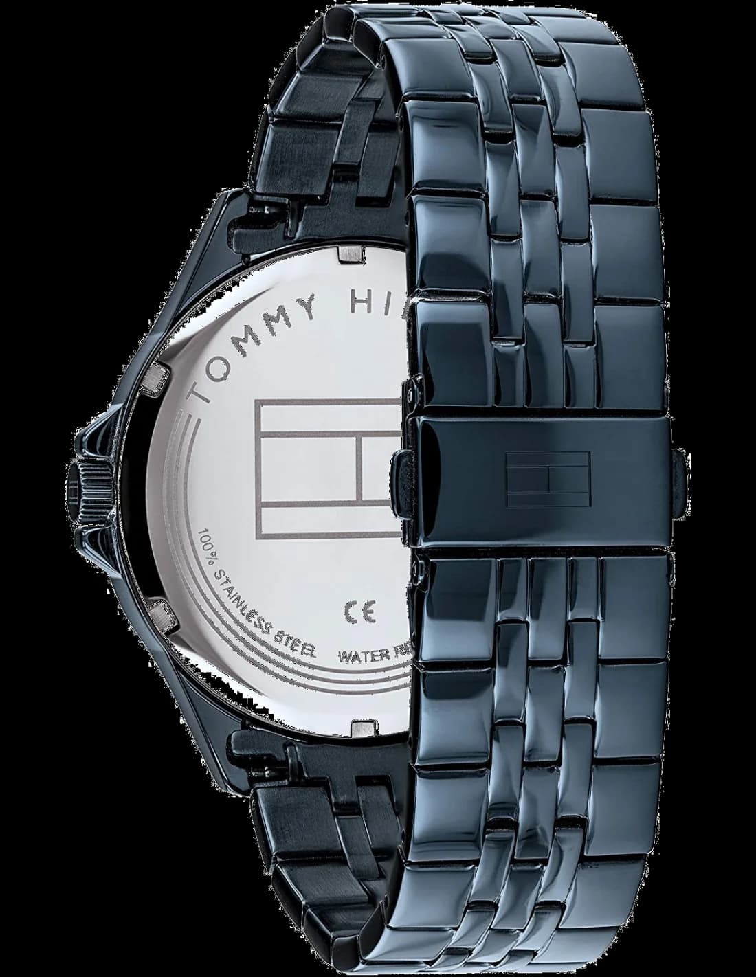 Montre Homme Tommy Hilfiger Shawn 1791618 Cadran Bleu Acier Bracelet Acier Brun vue 2