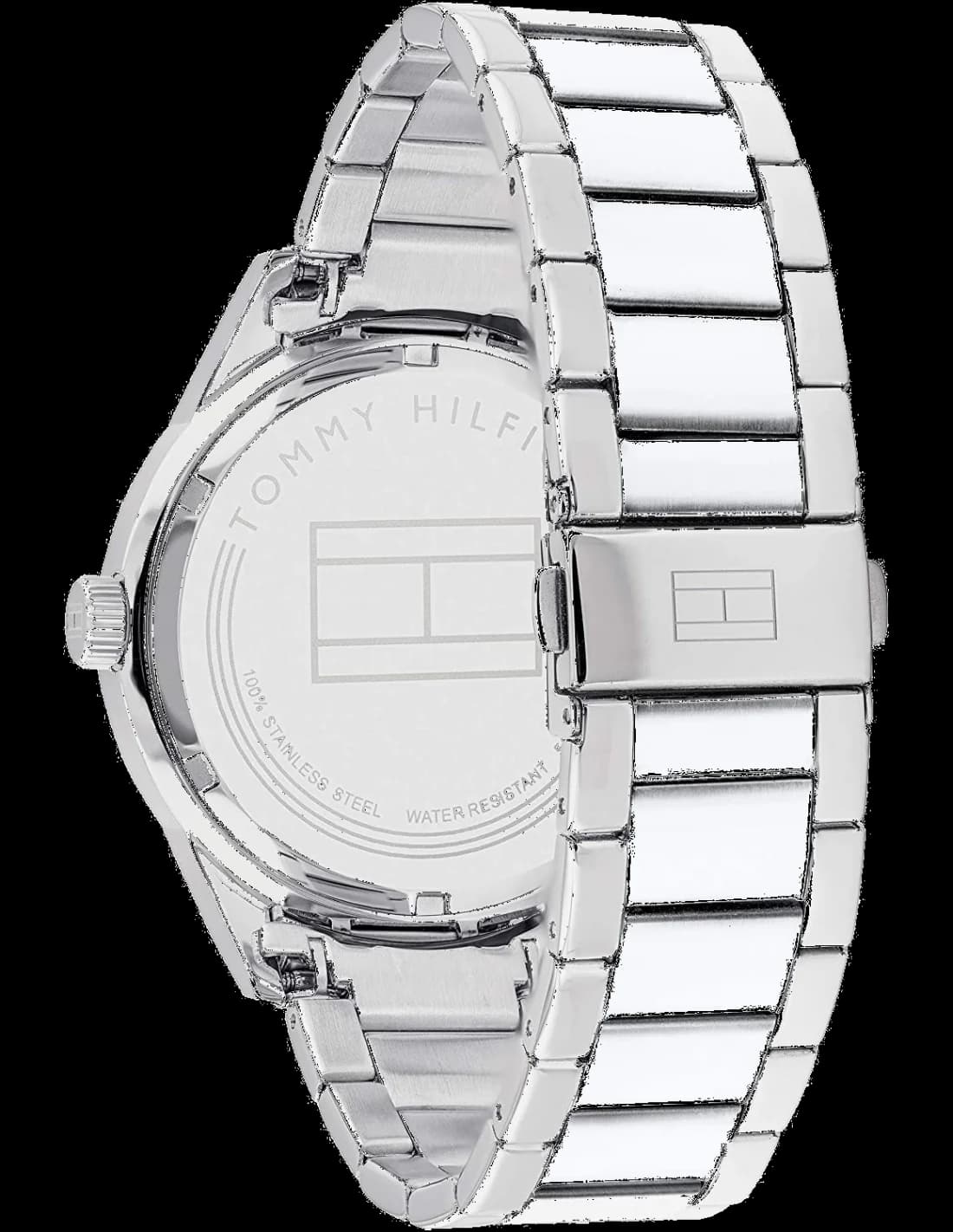 Visage cadran Tommy Hilfiger 1791640 avec aiguilles bâton et guichet date à 3h