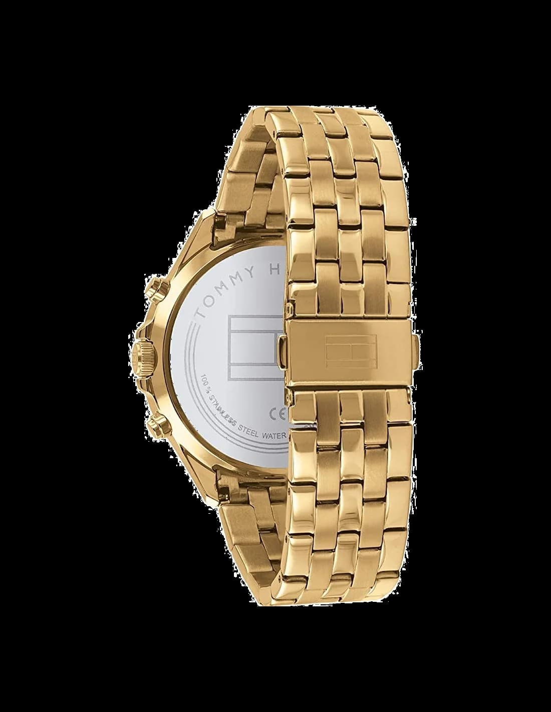 Montre Homme Tommy Hilfiger West 1791708 en acier doré multifonction vue 2