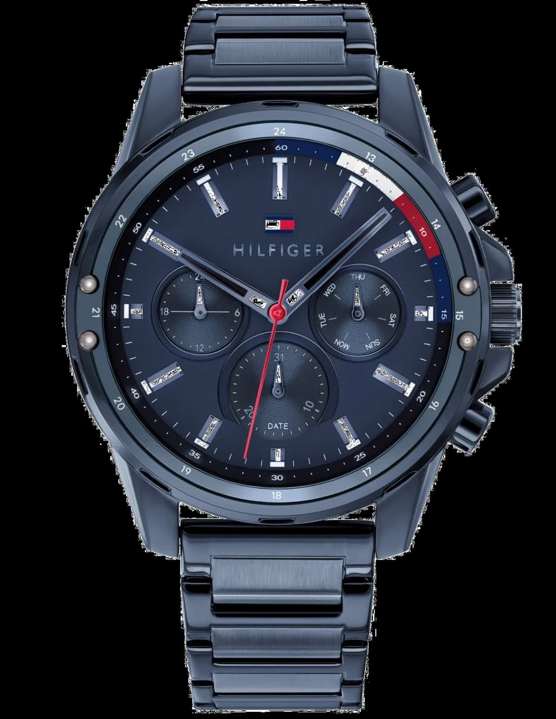 Montre Homme Tommy Hilfiger 1791789 Mason Chronographe Acier Cadran Bleu