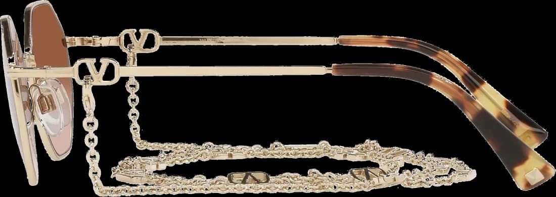 Lunettes de soleil Valentino Garavani VA2033 - Monture métal œil de chat pour femme