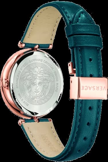 Montre Versace VECQ00318 Palazzo Empire pour Femme, Cadran Vert, Bracelet Cuir Vert vue 2