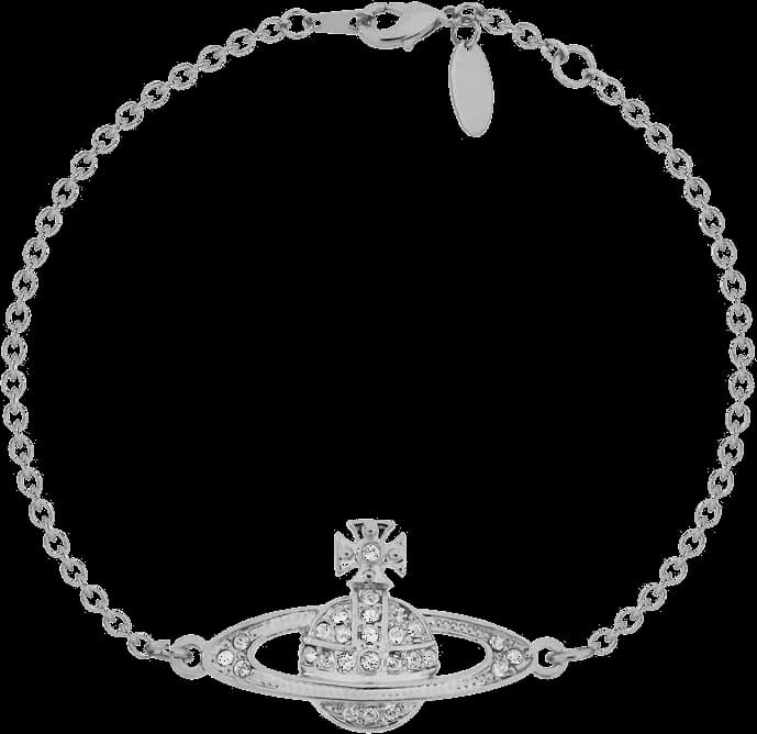 Collier Choker Vivienne Westwood pour Femme - Bas Relief Perles Blanches et Zirconium - 40 cm