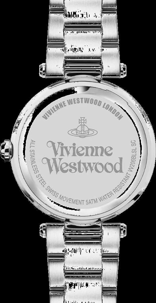 Montre Femme Vivienne Westwood Montagu VV206BLSL - Cadran bleu nacré, bracelet acier argent vue 5