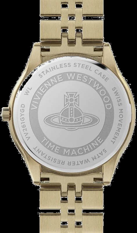 Montre Femme Vivienne Westwood Camberwell VV261GYGD - Cadran Gris, Boîtier et Bracelet Dorés Acier vue 5