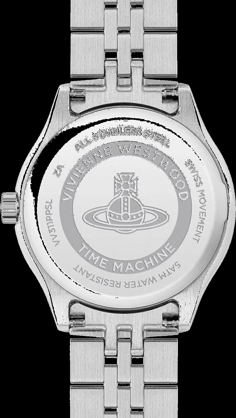 Montre Femme Vivienne Westwood VV311PPSL - Cadran Violet et Bracelet Acier Argenté vue 4