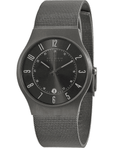 Montre Homme Skagen 233XLTTM Cadran Gris sur Maille Milanaise Argent