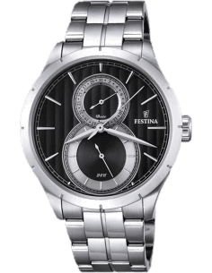 Montre Homme Festina Retro F16891/6 en Acier Argenté