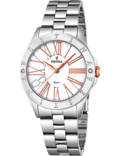 Montre Festina F16925/1 Boyfriend Argentée Acier pour Femme