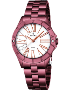 Montre Femme Festina F16928/1 Boyfriend - Cadran Marron & Bracelet Acier
