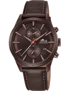 Montre Homme Lotus L18316/1 Cadran et Bracelet Marron Cuir