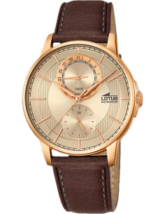 Montre Homme Lotus Multifonction Doré et Marron Réf. L18324/2