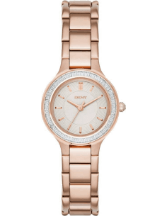 Montre Femme DKNY NY2393 en Acier Or Rose - Bracelet 14mm
