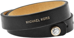 Bracelet Michael Kors MKJ4898710 en cuir noir pour femme