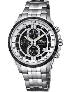 Montre Homme Lotus Chrono L10130/4 en Acier Argenté