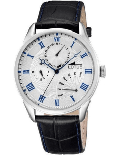 Montre Homme Lotus Trendy L10131/2 Cadran Blanc Bracelet Cuir Noir