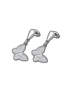 Boucles d'oreilles Lotus Style LS1782-4/1 en acier argenté pour femme