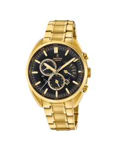 Montre Homme Festina Prestige F20267/3 Chronographe Or et Noir