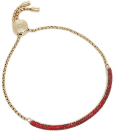 Bracelet Michael Kors MKJ6113710 incrusté de cristaux rouges