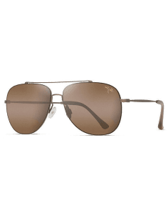 Lunettes de soleil Maui Jim Cinder Cone H789-16M - Monture or, verres brins polarisés - Homme
