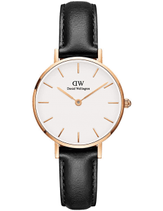Montre Femme Daniel Wellington Classic Petite DW00100230 en or rose et cadran blanc