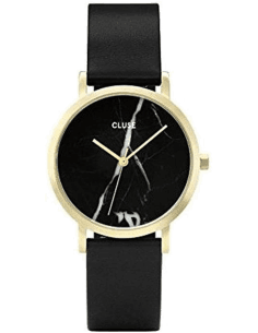 Montre Femme Cluse La Roche CL40102 en Or et Noir - Cadran 33mm