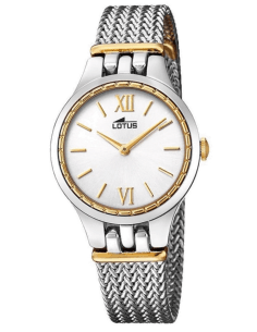 Montre Lotus L18447/1 pour Femme, Cadran Blanc et Bracelet Argent