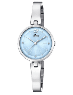 Montre Femme Lotus L18445/3 en Acier Argent Cadran Bleu